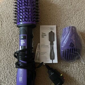 INFINITIPRO The Knot Dr. Purple Hair Dryer Brush